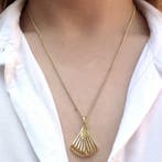 Vintage gouden kettinghanger (Hanger of bedel), Ophalen of Verzenden, Gebruikt, Goud, Overige merken