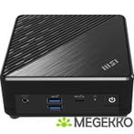 MSI CUBI N ADL S-226BEU N200 Barebone, Computers en Software, Desktop Pc's, Verzenden, Nieuw, MSI