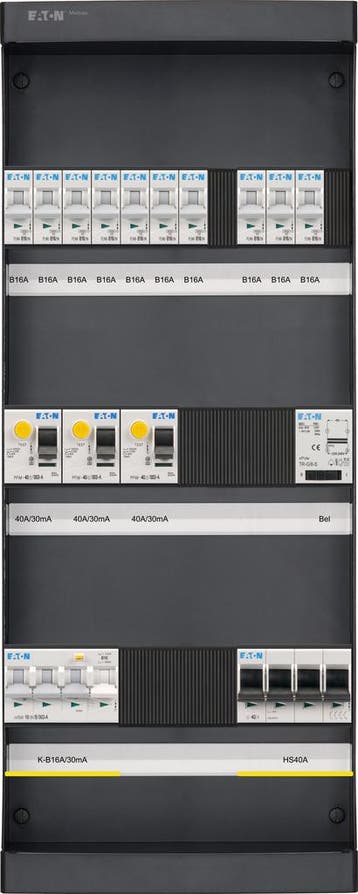 Groepenkast Eaton Medusa | 10 groepen, 1 aardlekautomaat en, Ophalen of Verzenden, Nieuw, Groepenkast