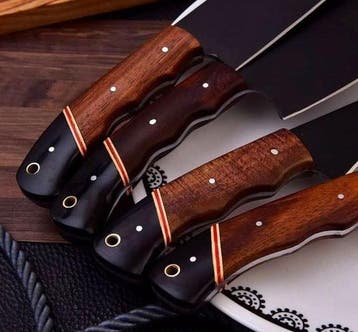 Keukenmes - Kitchen knife set - Staal - Noord Amerika -