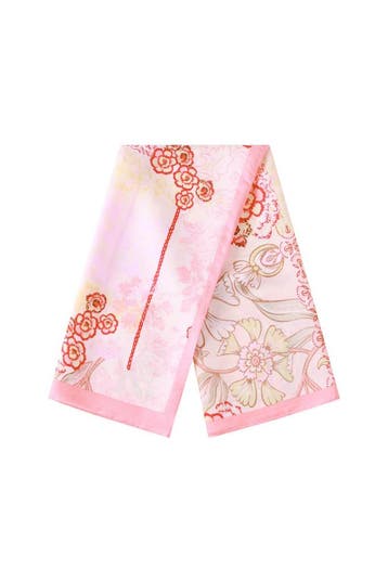 Goudlief Zomersjaals bloemen dagelijks polyester dagelijk..., Kleding | Dames, Mutsen, Sjaals en Handschoenen, Verzenden, Nieuw