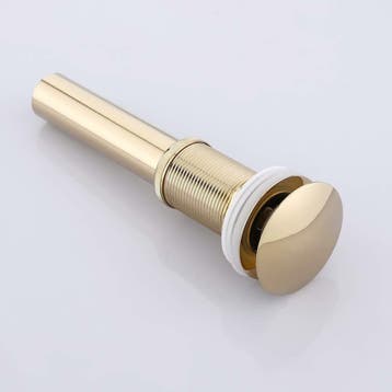 Gouden pop-up afvoer click afvoer zonder overloop goud kleur, Verzenden, Nieuw