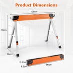 LIVSK Inklapbare Schragen Set van 2 - Ultralicht en Stevig -, Verzenden, Nieuw