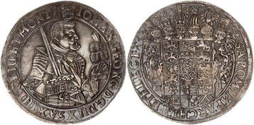Duitsland, Saksen-Albertijnse lijn. Reichstaler 1632