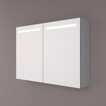 HIPP Design spiegelkast - Horizontale LED Banen 100 x 70 x, Huis en Inrichting, Badkamer | Badkamermeubels, Ophalen of Verzenden