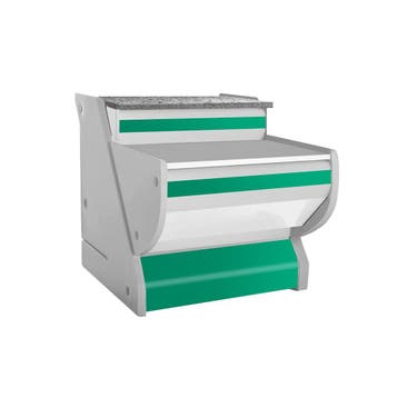 GGM Gastro | Kassa-sectie - 800x1150x930mm - groen front - |, Verzenden, Nieuw in verpakking, Meubilair