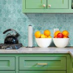 Zelfklevende Mozaïek Tegel - Afimera Baltic Blue Hexagon -, Ophalen of Verzenden, Nieuw