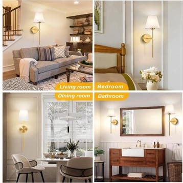 Draadloze led wandlamp dimbaar met afstandsbediening, Verzenden, Nieuw