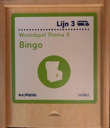 Lijn 3 Woordspel Thema 8 Bingo, Verzenden, Nieuw