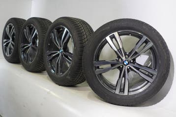 BMW X7 G07 754M 21 inch velgen Bridgestone Runflat Winterban, Gebruikt, Velg(en), 21 inch, Winterbanden