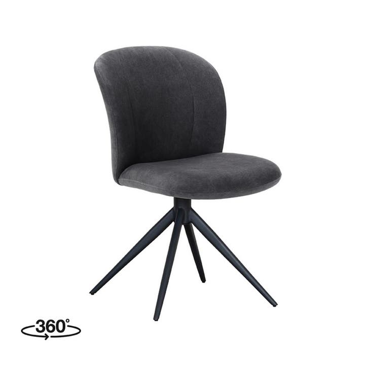 Stoel Kimo | Antraciet | Cosmo | Zwart Metalen Frame | 2, Zakelijke goederen, Horeca | Keukenapparatuur, Nieuw in verpakking, Verzenden