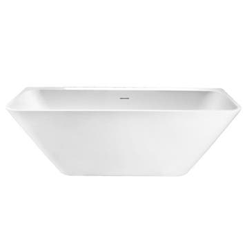 Semi-Vrijstaand Ligbad Best Design Borgh 180x85x55 cm Solid, Ophalen of Verzenden, Nieuw