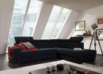 Hoekbank Raalte - hoekbanken - Zwart, Nieuw, 150 cm of meer, Stof, 250 tot 300 cm