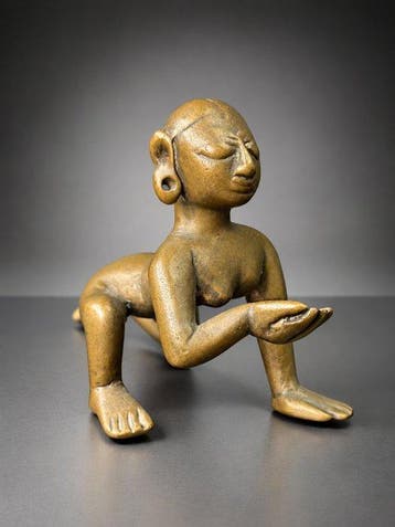 Beeld, Bala Krishna – Odisha - Inde (XVIIIe siècle) - 7 cm -
