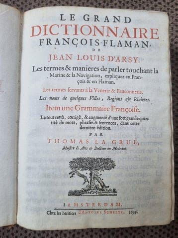 Jean Louys dArsy; Thomas la Gruë - Le Grand Dictionnaire, Antiek en Kunst