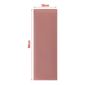 Gestoffeerde wandpanelen Carpino set van 2 fluweel 90x30 cm, Verzenden, Nieuw