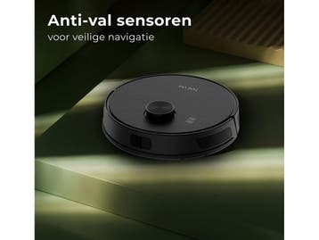 MYBOT X9 - Robotstofzuiger - 6500PA Zuigkracht - Zwart, Verzenden, Zo goed als nieuw