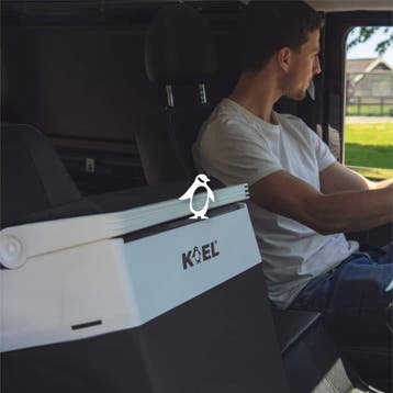 KOEL Boks 30 Koelbox Elektrisch 12V en 230 Volt voor Auto -, Caravans en Kamperen, Ophalen of Verzenden, Zo goed als nieuw
