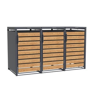 Kliko ombouw RVS | 198,5x80x116cm | OP=OP, Ophalen of Verzenden, Nieuw, Metaal, Containerberging