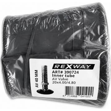 Rexway Binnenband Fatbike 20x4.00 - Schrader Ventiel 40mm..., Ophalen of Verzenden, Nieuw, Band