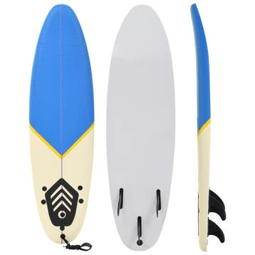 vidaXL Surfplank 170 cm blauw en crème, Watersport en Boten, Golfsurfen, Verzenden, Nieuw