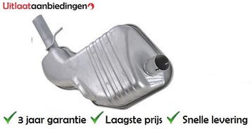 Uitlaat, Einddemper Volvo V70/S60 2.4, Verzenden, Nieuw