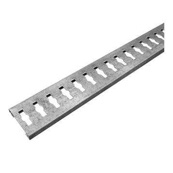 Huifplank/Bindrail Verzinkt 2,5 mm met Sleufgaten 3500 mm, Verzenden, Nieuw