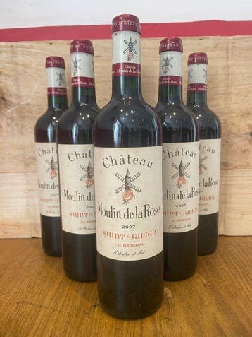 2007 Le Moulin de la Rose - Saint-Julien - 6 Flessen (0.75, Nieuw