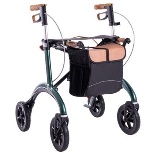Saljol Carbon lichtgewicht rollator - Groen, Regular, Diversen, Rollators, Ophalen of Verzenden