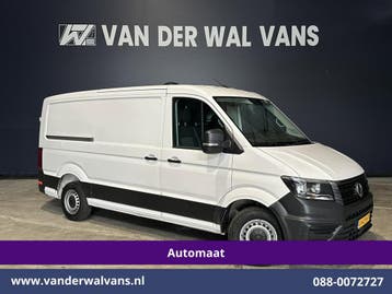 Volkswagen Crafter | 2.0 TDI 141pk L3H2 L2H1 inrichting, Auto's, Bestelauto's, Gebruikt, Euro 6, Volkswagen, Wit
