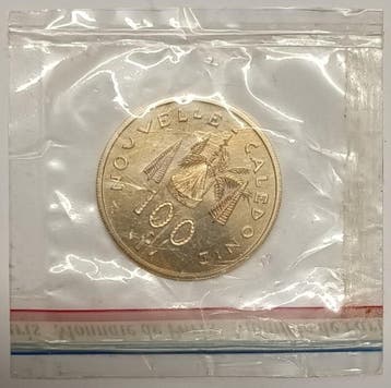 Nouvelle Caledonie Neukaledonien Km E14 100 Francs 1976 Test, Verzenden