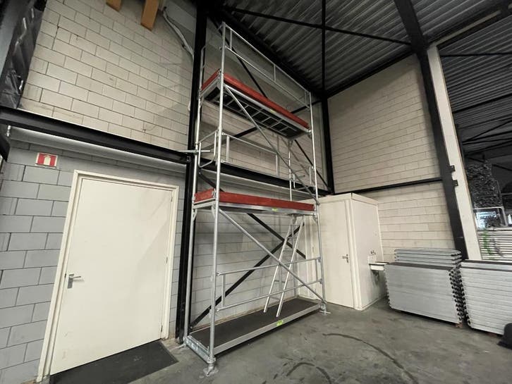 Rix Steigers Complete Set      RLS 2.57 x 6, Doe-het-zelf en Verbouw, Steigers, Gevelsteiger, Nieuw, 5 meter of hoger, Ophalen of Verzenden