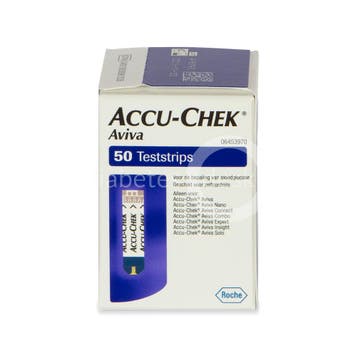 Accu Chek Aviva glucose teststrips - 50 stuks, Diversen, Verpleegmiddelen, Verzenden, Nieuw