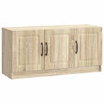 vidaXL TV-kast Sonoma Eiken 99 x 34,5 x 47 cm Bewerkt hout, Minder dan 50 cm, Verzenden, Nieuw, Minder dan 100 cm