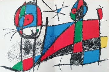 Joan Miro (1893-1983) - Litografia Original VI. (Miró