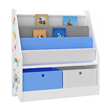 [en.casa] Kinderboekenkast Neda opbergkast 74x71x23 cm Koala, Verzenden, Nieuw