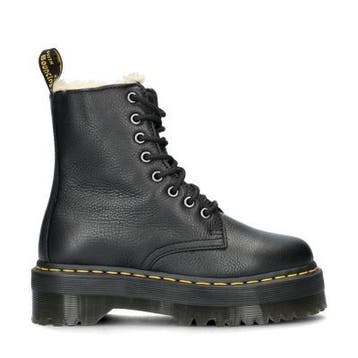Dr. Martens Jadon Pisa veterboots voor dames in het Zwart, Verzenden, Zwart, Lage of Enkellaarzen, Nieuw