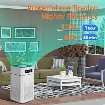 Luchtreiniger met Aromatherapie, 360° Inlaten, Laag Geluidsn, Verzenden, Nieuw