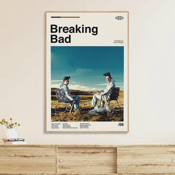 Breaking Bad Canvas Poster - Vintage Film Art Print voor Woo, Verzenden, Nieuw