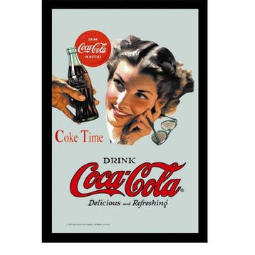 Coca- Cola delicious and refreshing spiegel, Ophalen of Verzenden