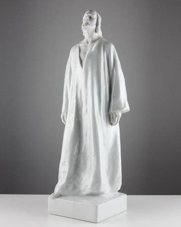 Herend - Beeldje - 47cm - Christ in Contemplation -, Antiek en Kunst