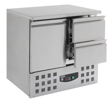 Combisteel Koelwerkbank | 257L | 1 Deur 1/1 GN + 2 Laden | +, Witgoed en Apparatuur, Ophalen of Verzenden, Nieuw