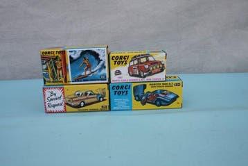 Corgi 1:43 - Modelauto (4) - 4 x 1960s Corgi Toys, Nieuw