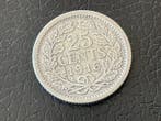 Nederland. Wilhelmina. 25 Cent 1916 (Zonder minimumprijs), Postzegels en Munten, Munten | Nederland