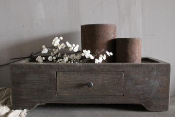 Hoffz Interior vensterbank console met lade 61 x 26 cm, Ophalen of Verzenden, Nieuw