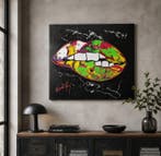 Henry Escobar - Neon Kiss, Antiek en Kunst