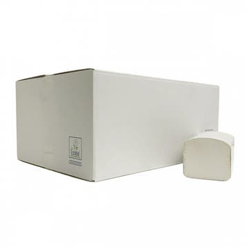 Handdoekpapier Z-vouw 2-laags 24 x 21 cm Wit, Verzenden