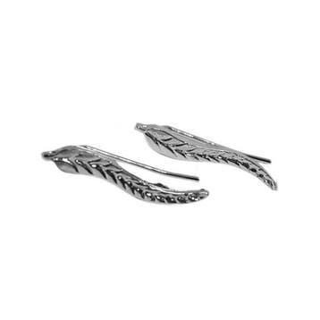 Fako Bijoux - Oorbellen - Steker - Leaf - Veertje -, Verzenden, Nieuw