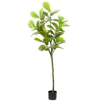 vidaXL Kunstfuxus boom 48 blaadjes 165 cm groen, Verzenden, Nieuw