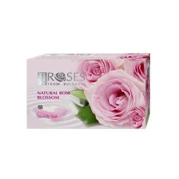 TWEE STUKS NATUURLIJKE ROZENOLIE ZEEP UIT BULGARIJE,  2X75G, Nieuw